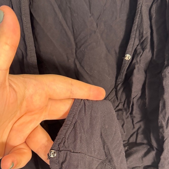 Elegant Black Wrap Dress - Picture 3 of 5